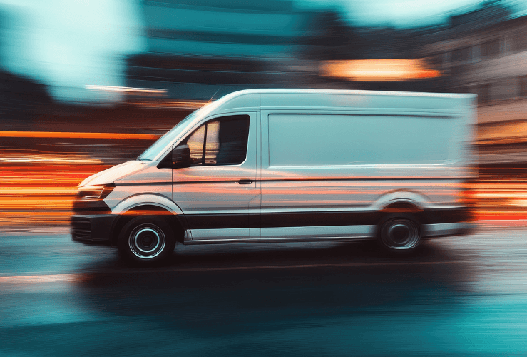 Courier fleet vehicle