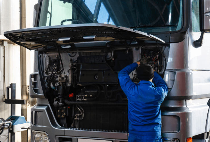 Business fleet vehicle maintenance