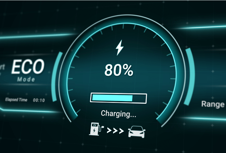 EV charge display